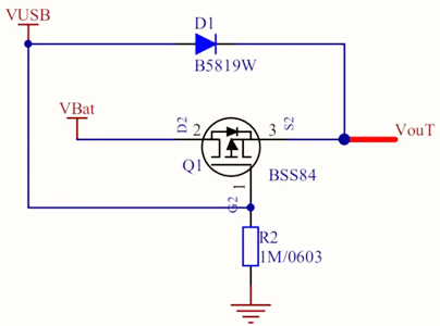 MOS管切換電路圖