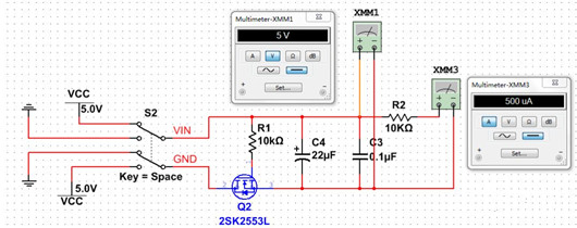 n溝道mos管開關電路