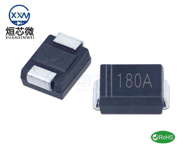 P6SMB180A參數(shù),TVS二極管P6SMB180A瞬態(tài)(變)抑制二極管