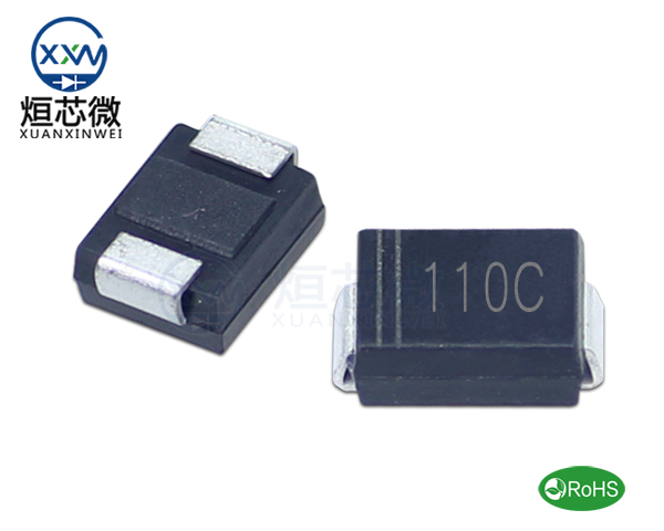 P6SMB110CA參數,TVS二極管P6SMB110CA瞬態(tài)(變)抑制二極管